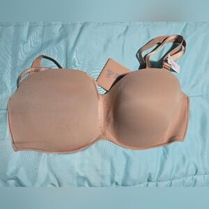 Soma Women's Tan Strapless Bra